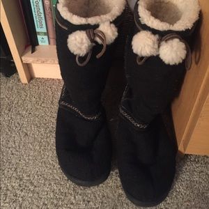 Black Wool UGG Boots
